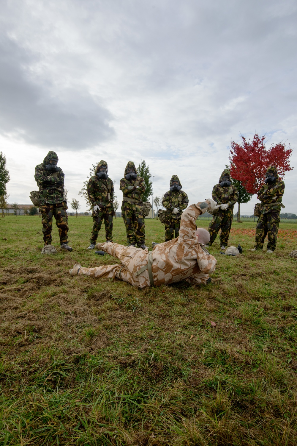 British Armed Forces train in US CBRN facilities