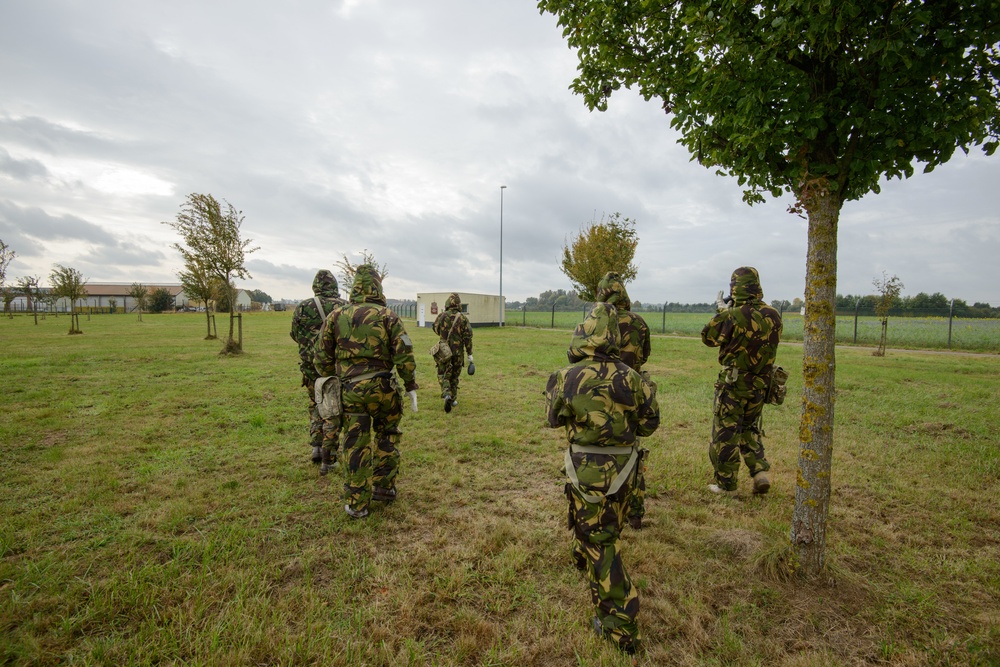 British Armed Forces train in US CBRN facilities