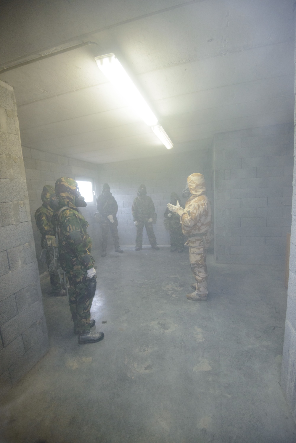 British Armed Forces train in US CBRN facilities