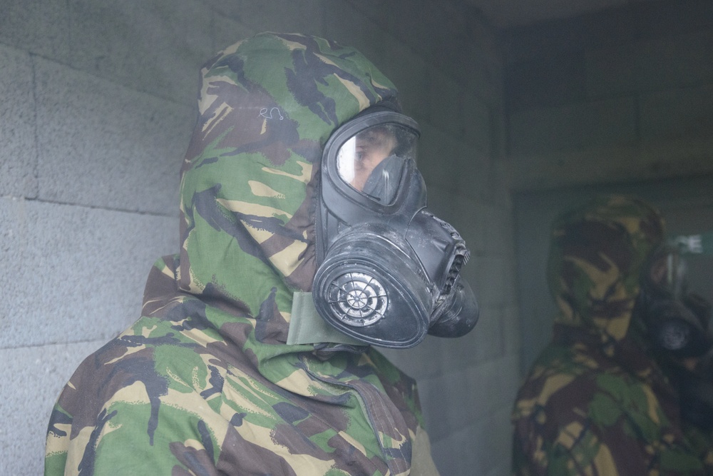 British Armed Forces train in US CBRN facilities