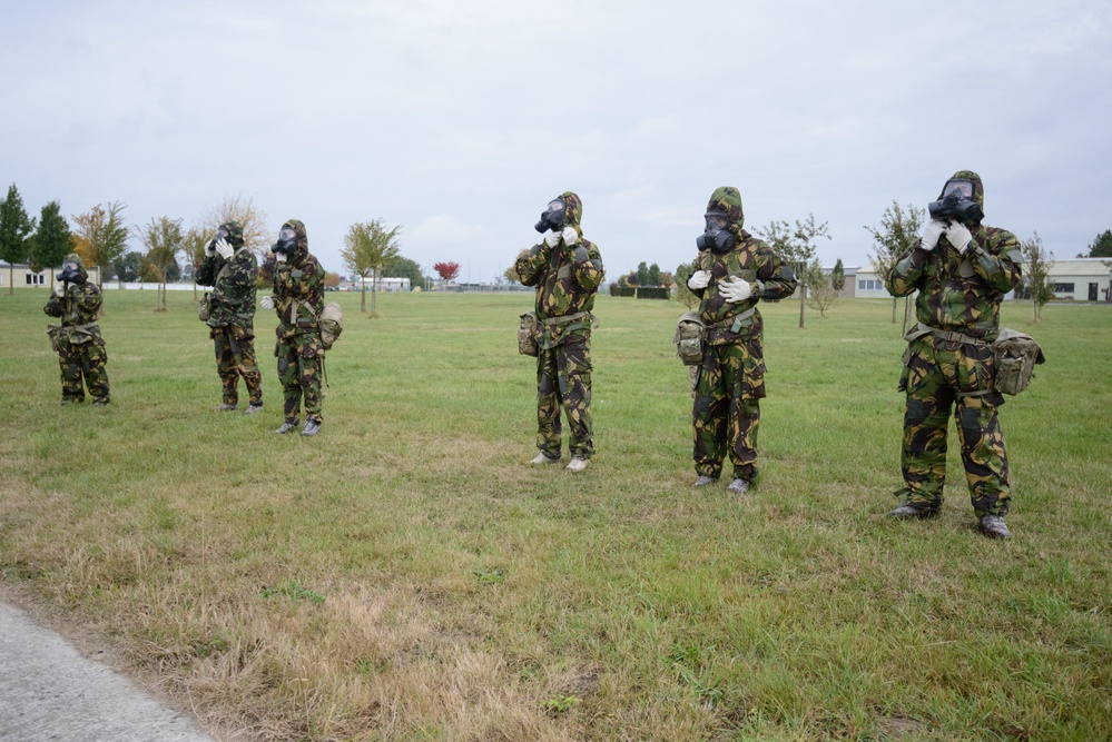 British Armed Forces train in US CBRN facilities