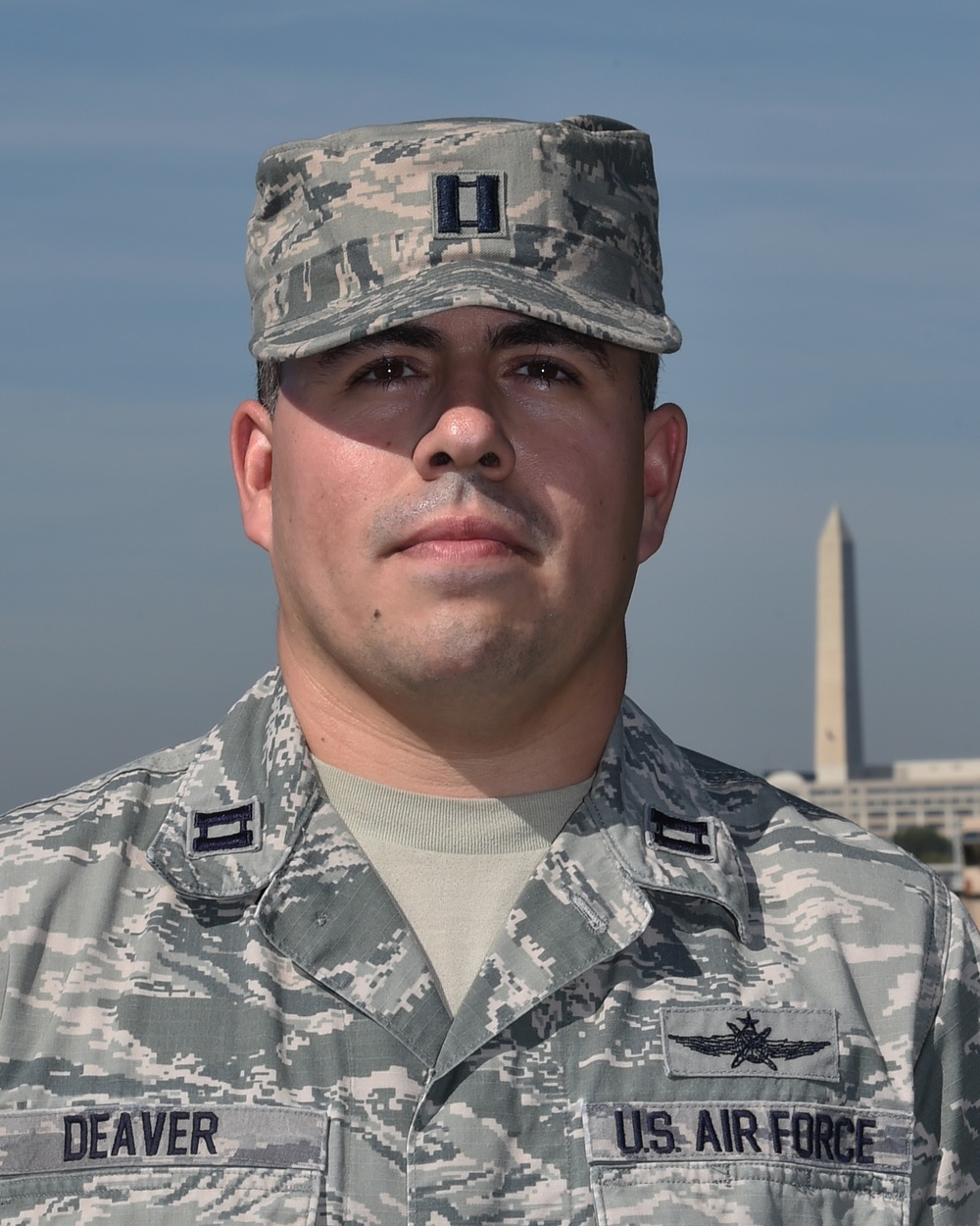 Air Force Captain Deaver supports the 58th Presidential Inauguration