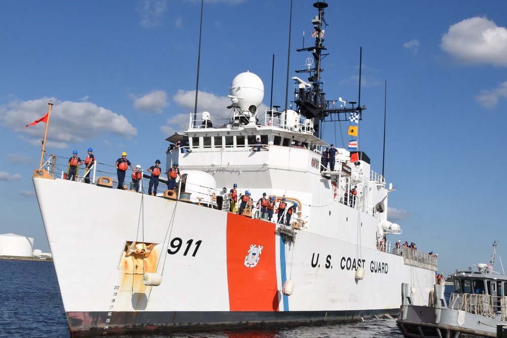 Coast Guard Cutter Forward returns home