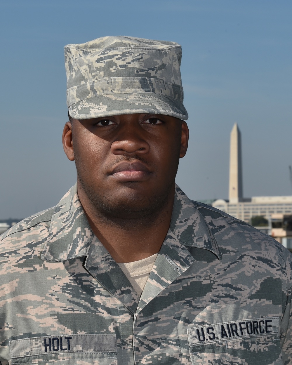Air Force Senior Airman Holt supports the 58th Presidential Inauguration