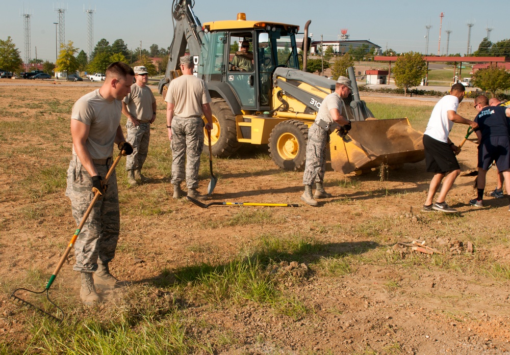 117th Builds Running Track