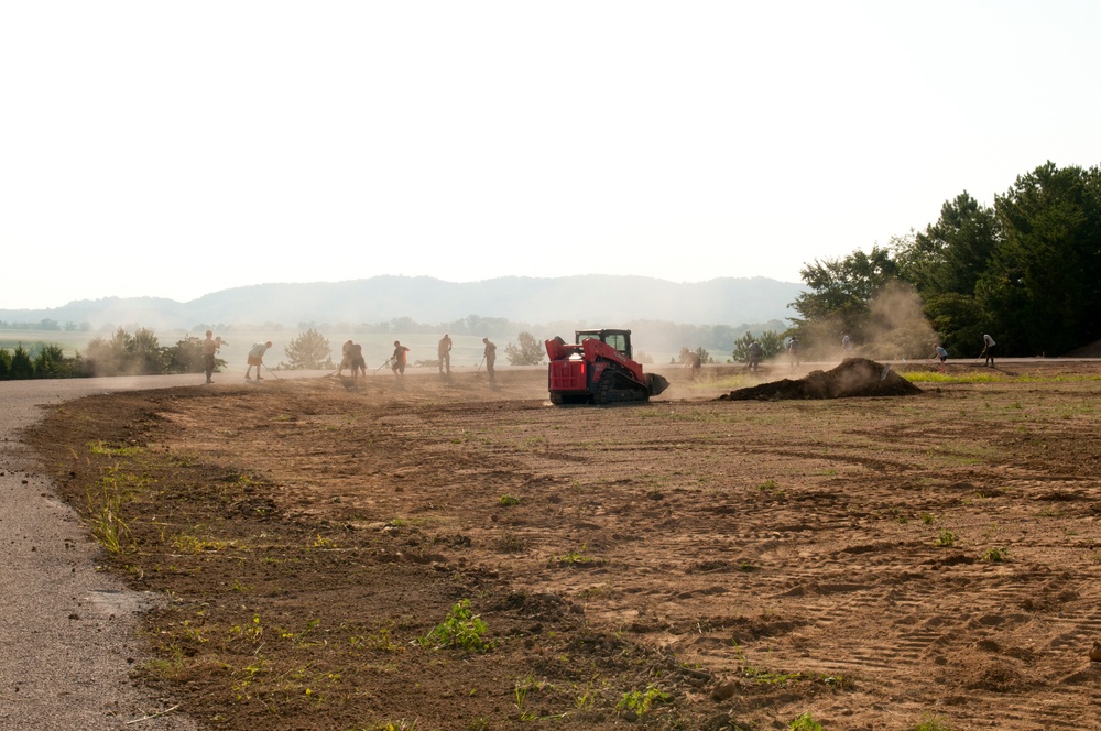 117th Builds Running Track