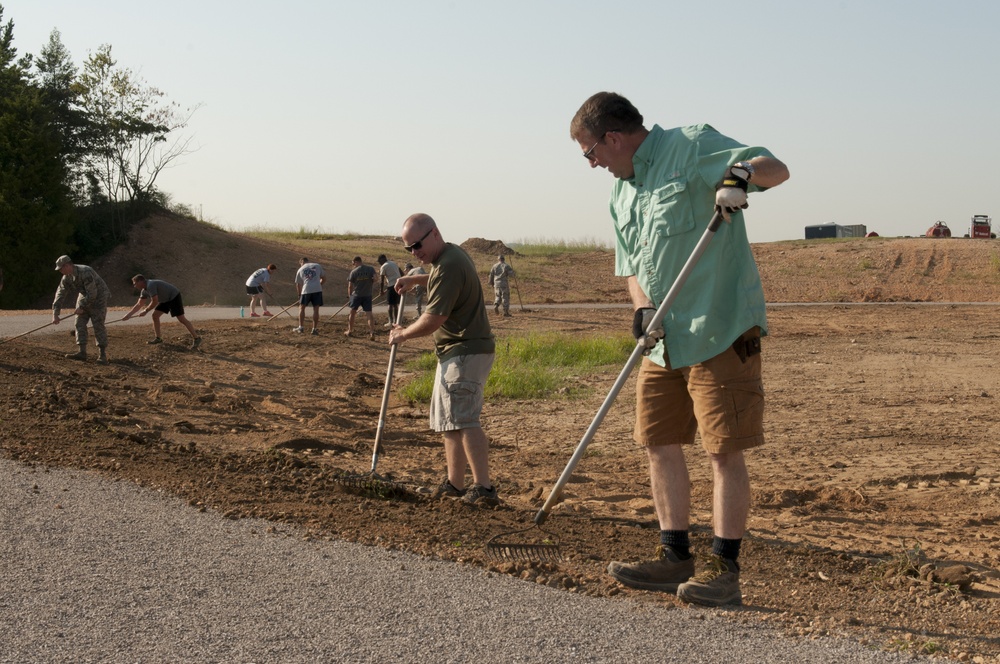 117th Builds Running Track