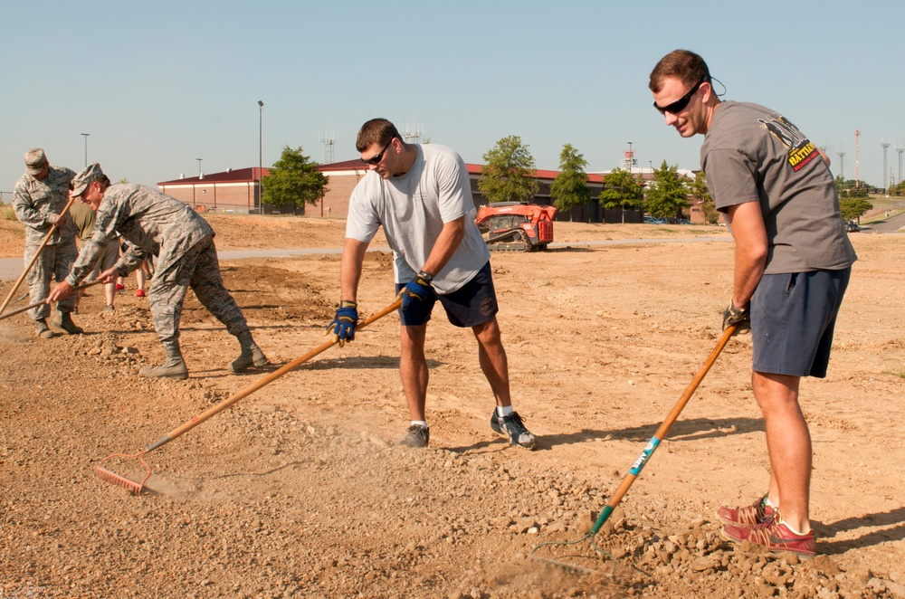 117th Builds Running Track