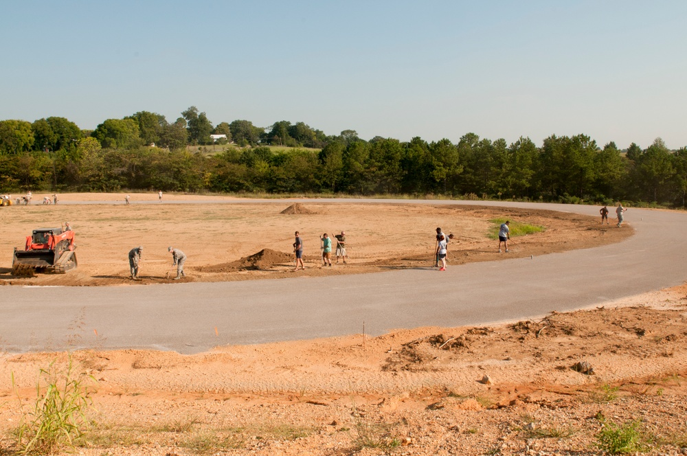 117th Builds Running Track