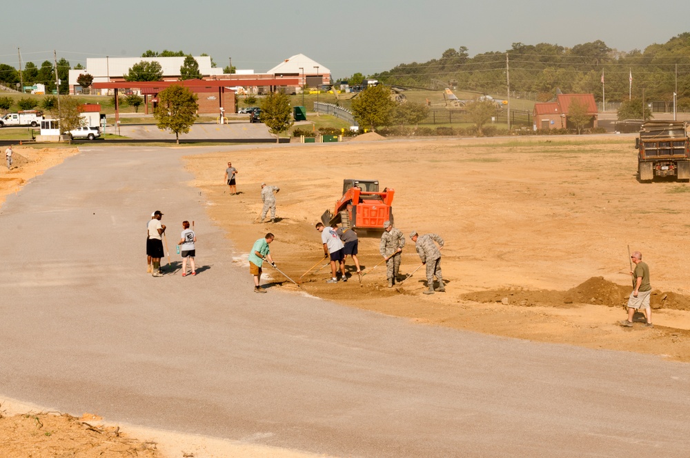 117th Builds Running Track