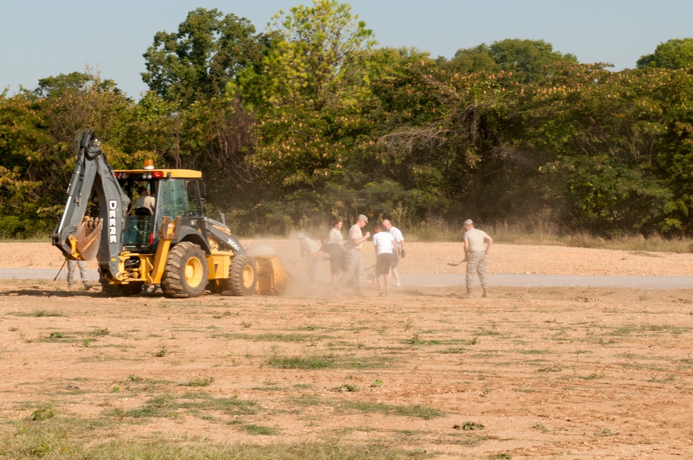 117th Builds Running Track