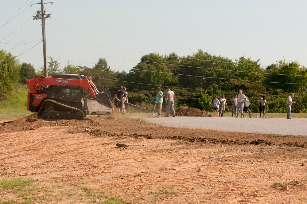 117th Builds Running Track