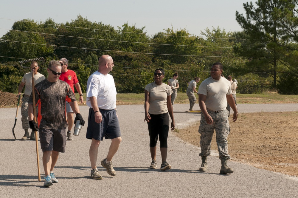 117th Builds Running Track