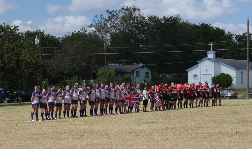 San Antonio and British Army Medical Services Rugby