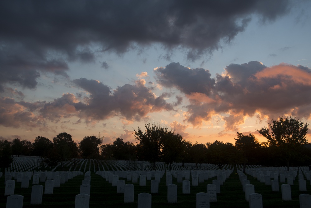 Sunrise at Arlington National Cemetery