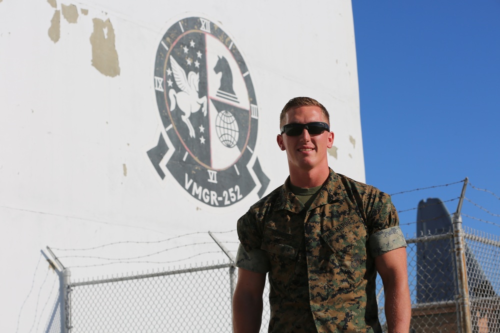 Flying with the best; Marine expands his horizons in aviation
