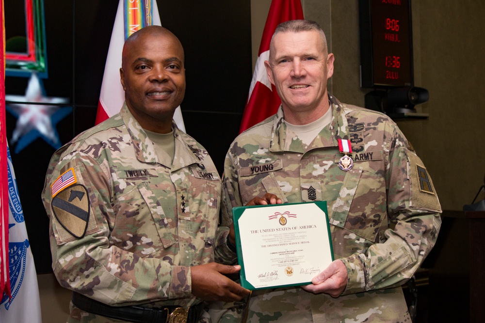 First Army Command Sergeant Major award ceremony