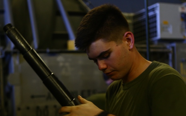 22nd MEU Marines Conduct Vehicle Maintenance