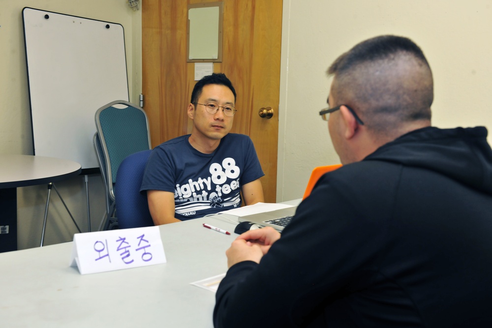 Korean language at immersion at Defense Language Institute Foreign Language Center