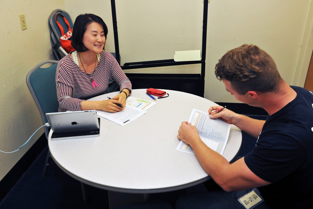 Korean language at immersion at Defense Language Institute Foreign Language Center