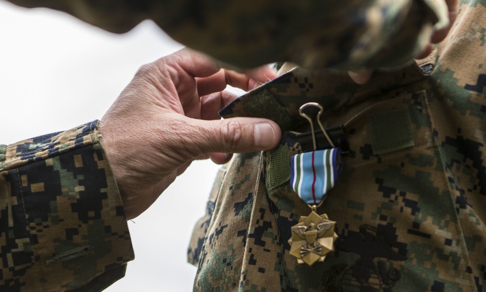 Marines with Joint Task Force Matthew receives Joint Service Achievement Medal
