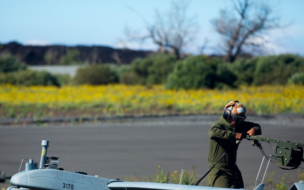 VMU-3 RQ-7B A2 Shadow flight