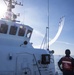 Crewmembers of Coast Guard Cutter Blackfin enforce security zone during Huntington Beach Airshow