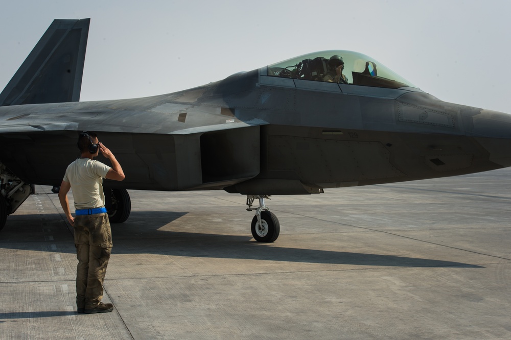 F-22 Raptors Assist in Liberation of Mosul
