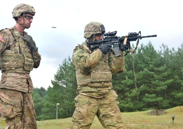 173rd Airborne Brigade conducts OAR M4 qualification range