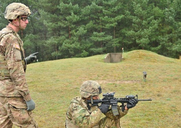 173rd Airborne Brigade conducts OAR M4 qualification range