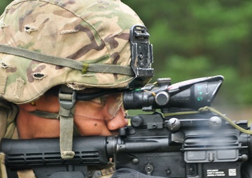 173rd Airborne Brigade conducts OAR M4 qualification range