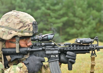 173rd Airborne Brigade conducts OAR M4 qualification range