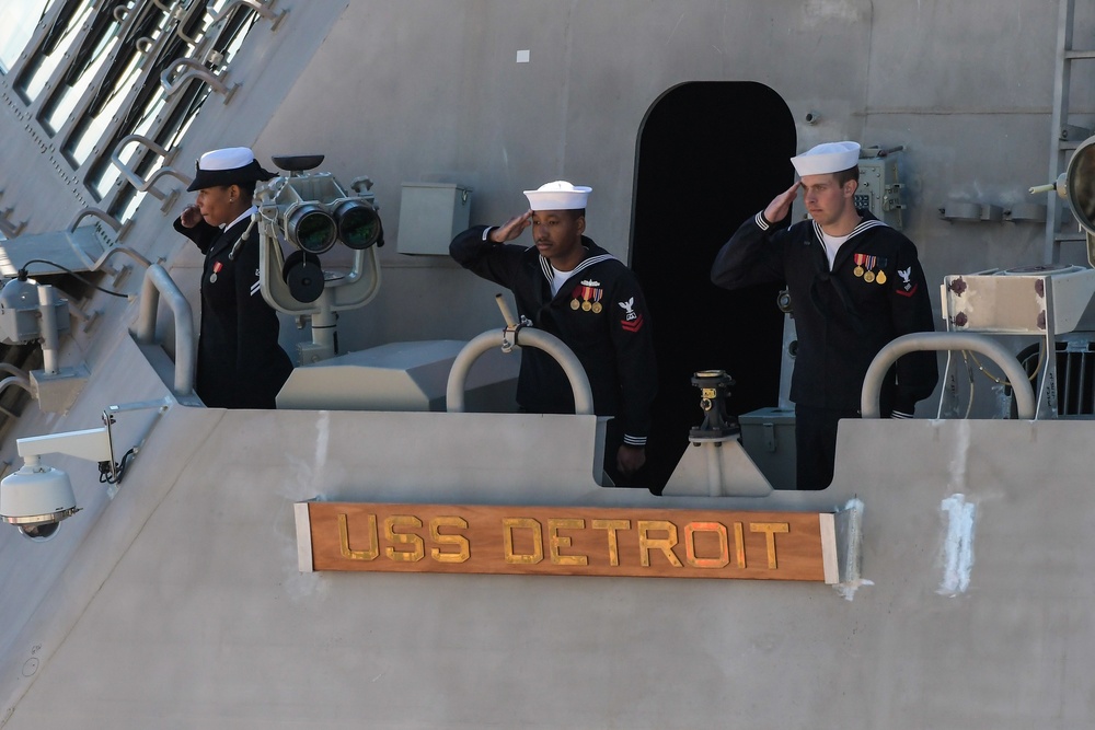 U.S. Navy Commissions Littoral Combat Ship USS Detroit (LCS 7)