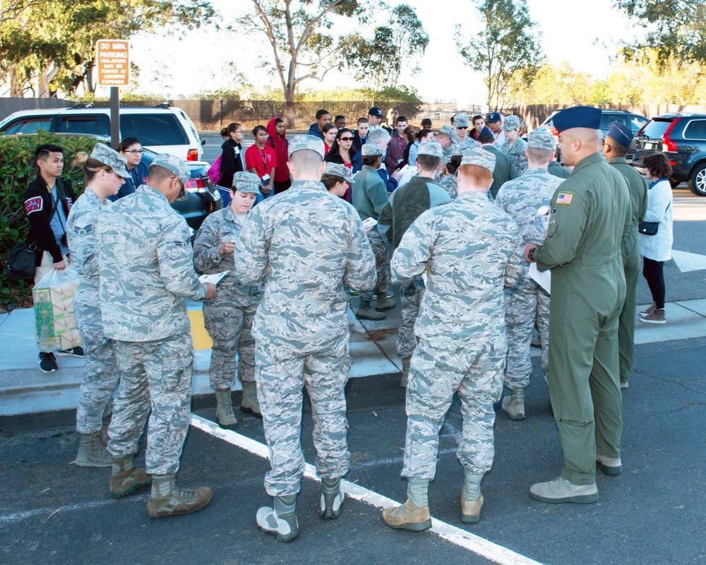 JROTC Tour Travis Air Force Base