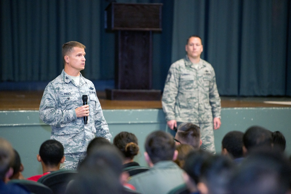 JROTC Tour Travis Air Force Base