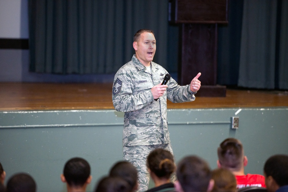 JROTC Tour Travis Air Force Base