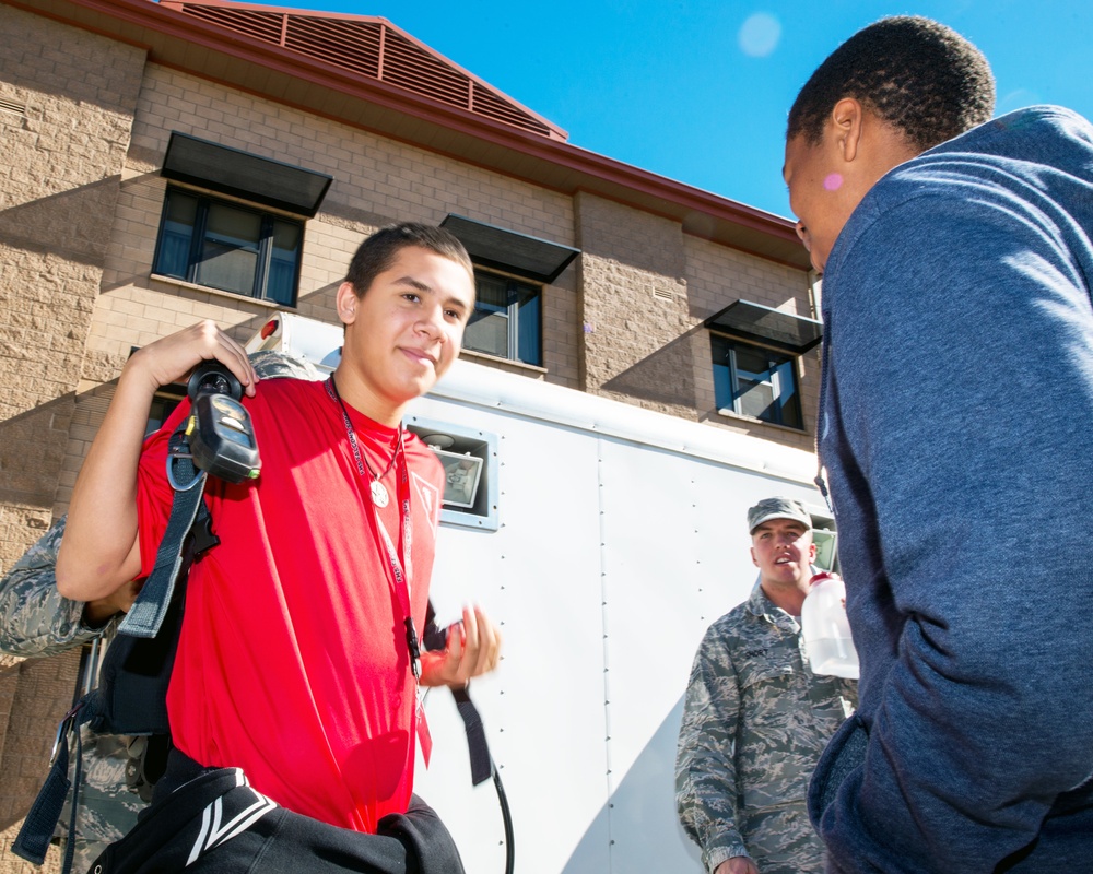 JROTC Tour Travis Air Force Base