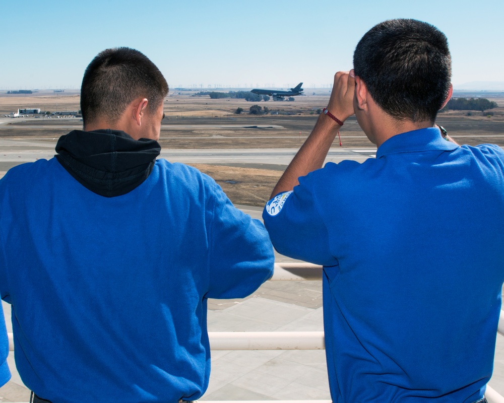 JROTC Tour Travis Air Force Base