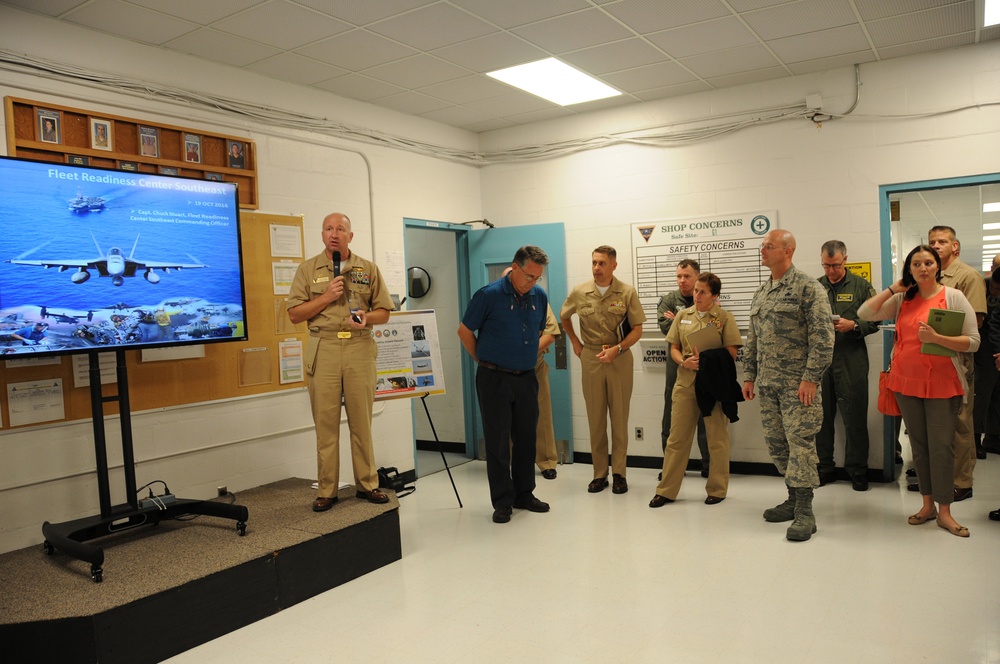 &quot;Boots on the Ground&quot; march on Fleet Readiness Center Southeast