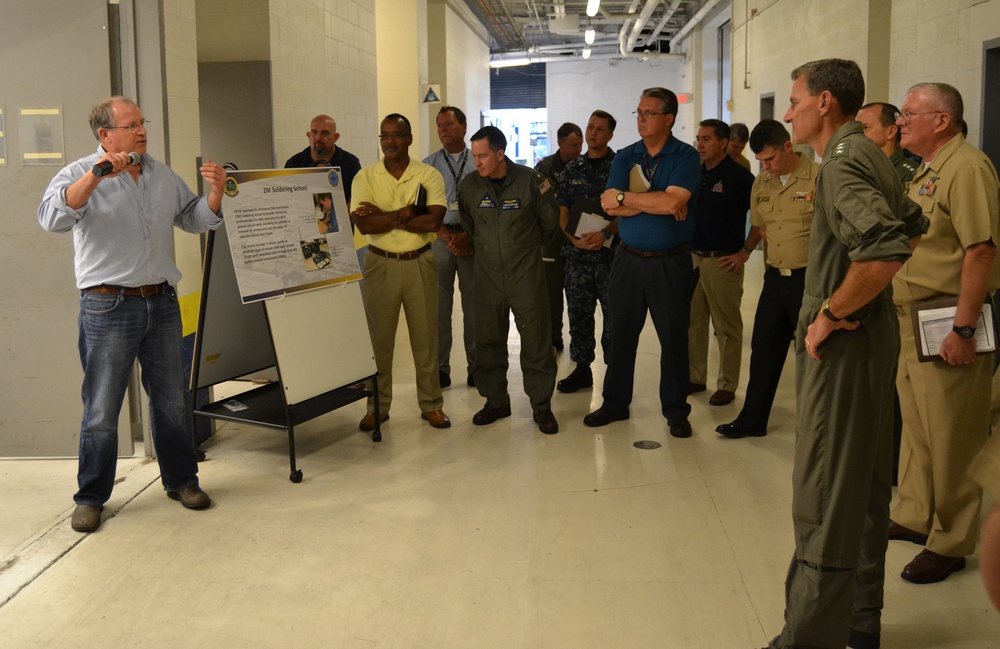 &quot;Boots on the Ground&quot; march on Fleet Readiness Center Southeast