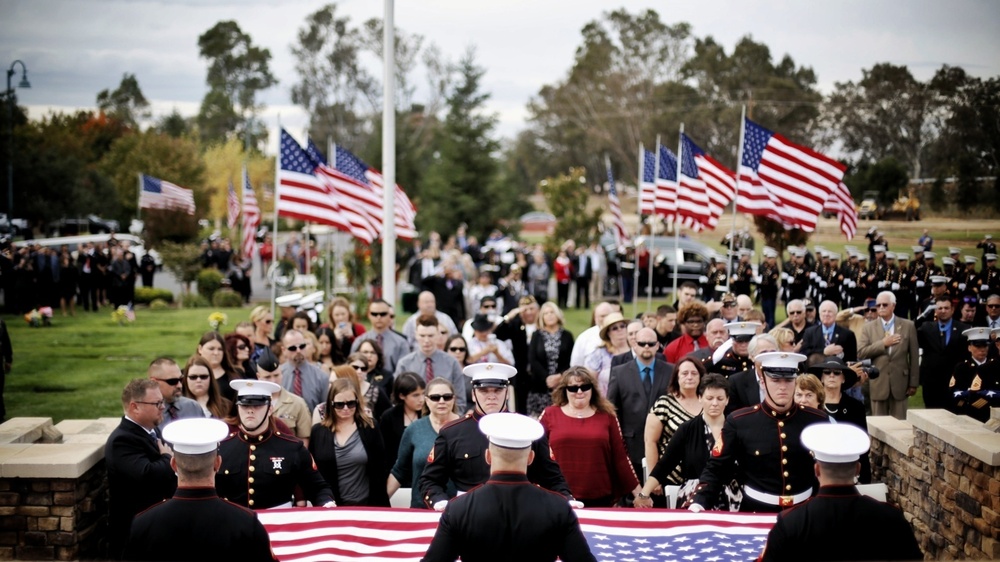 Master Sgt. Richard A. Pittman's funeral