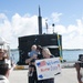 USS Key West Sailor Surprised with Gender Reveal at Homecoming