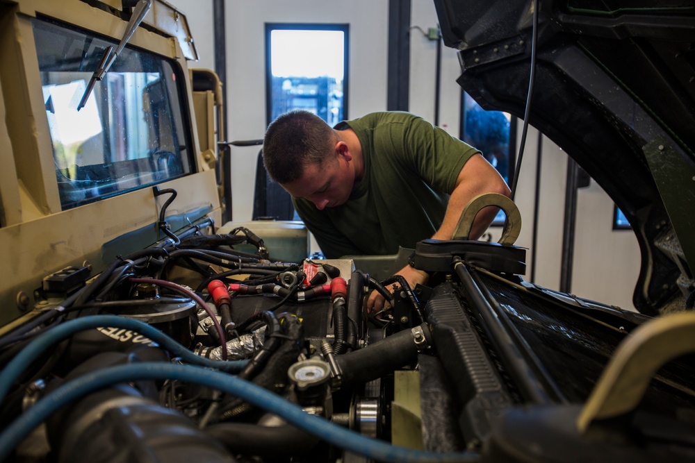 Marines draw gear from Norwegian caves for Reindeer II