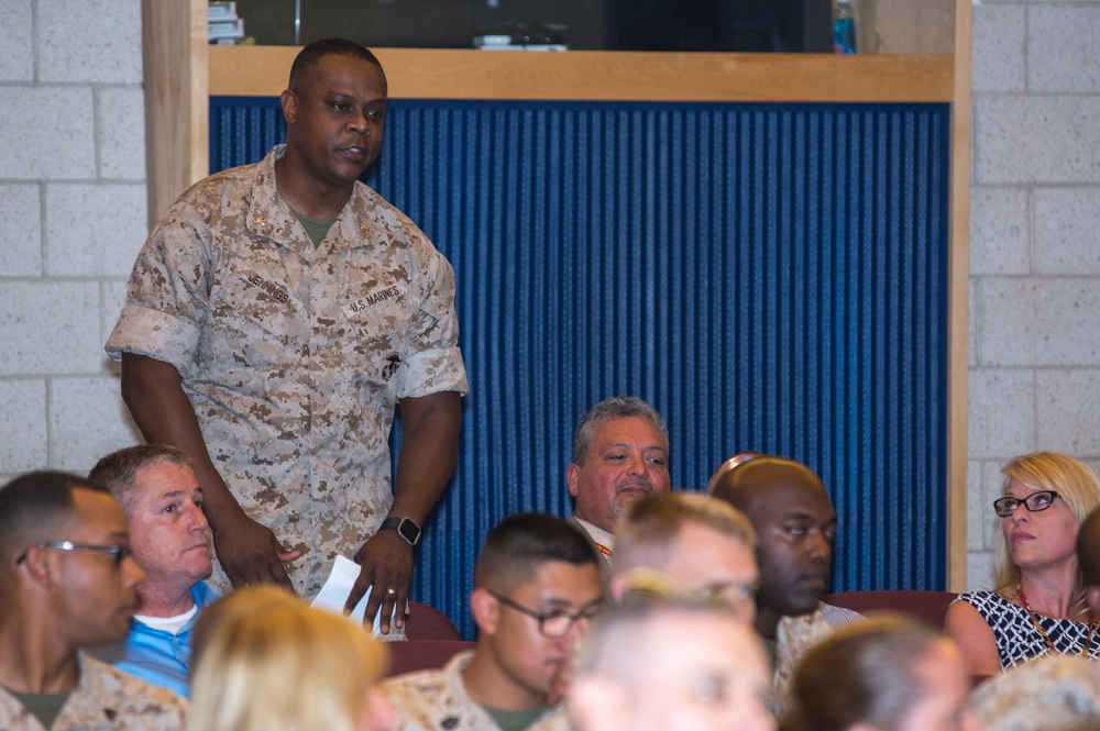 Marine Corps Installations Command Town Hall Meeting Sept. 7, 2016