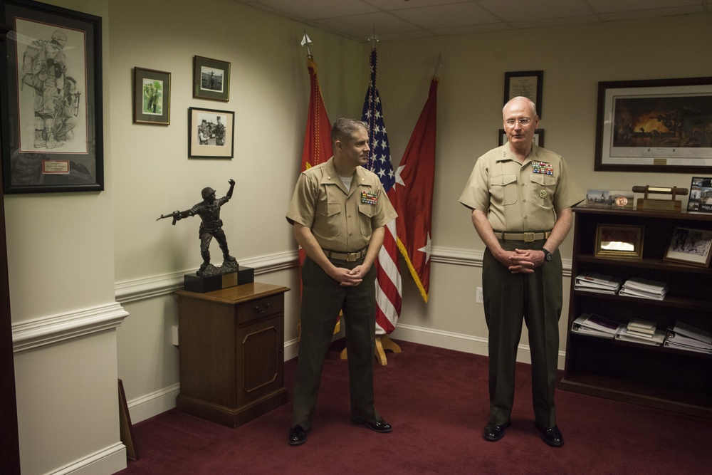 Maj. John Cisco Promotion Ceremony Oct. 3, 2016