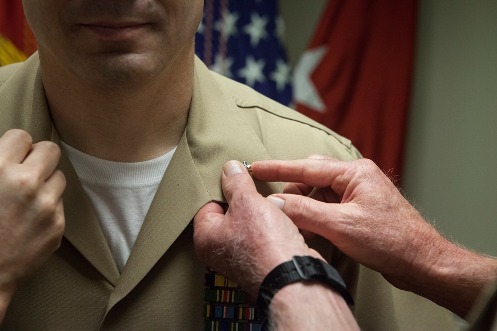 Maj. John Cisco Promotion Ceremony Oct. 3, 2016