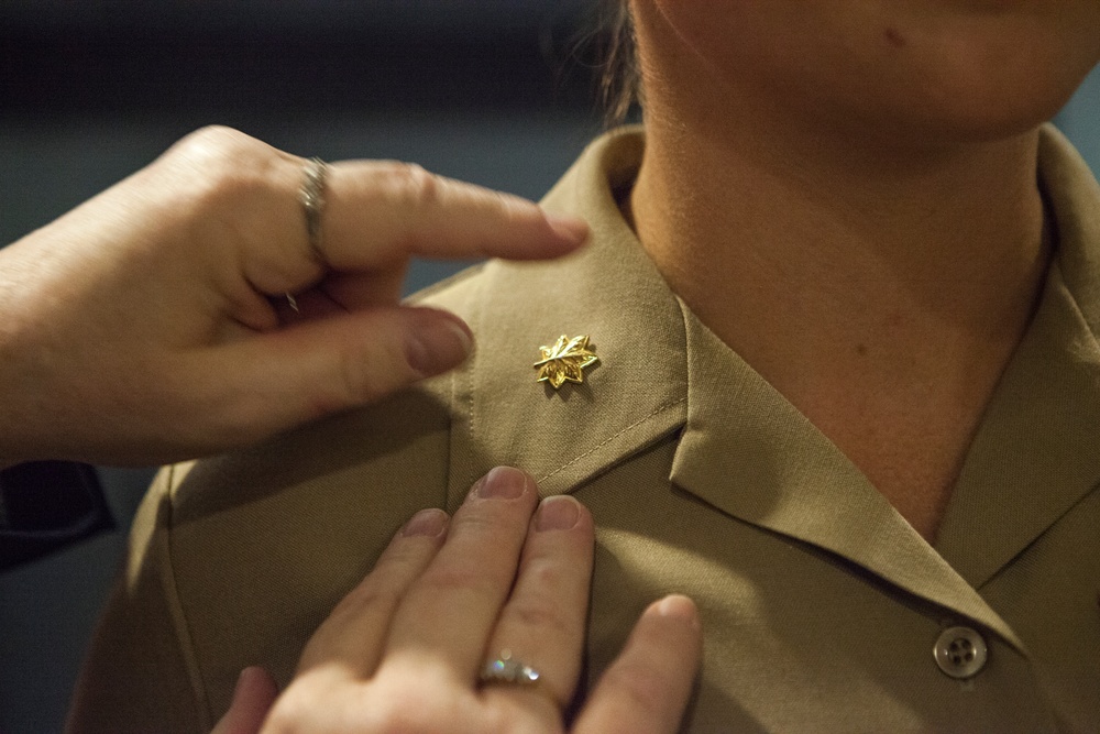 Maj. Rebecca Gansca Promotion Ceremony Oct. 3, 2016