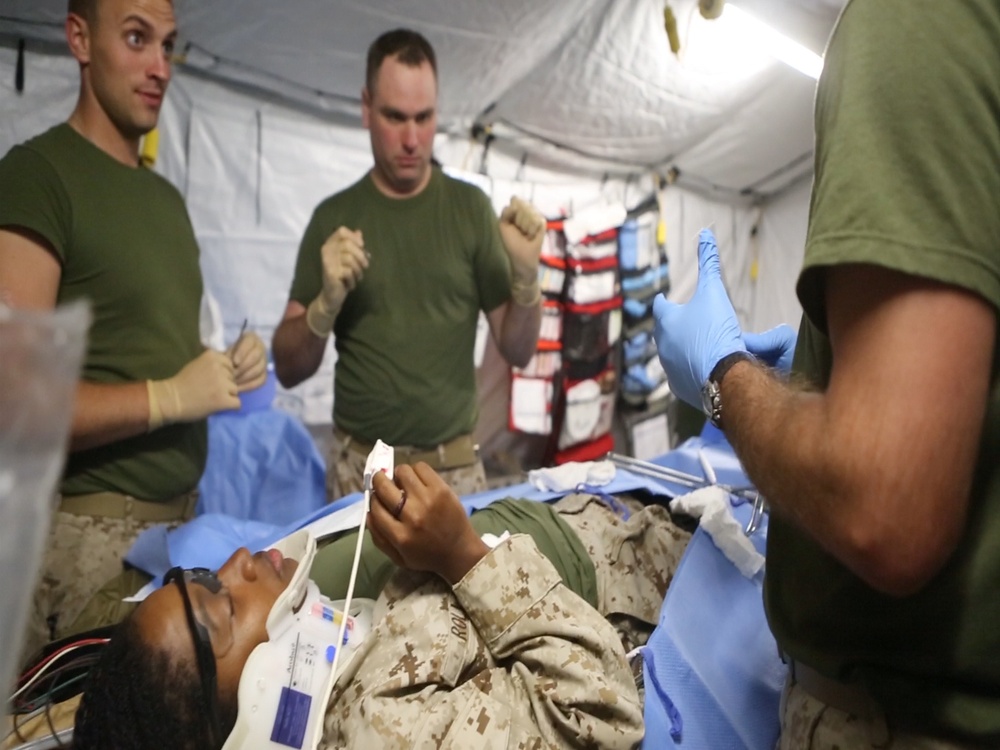 1st Medical Battalion completes combat evaluation