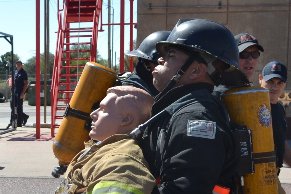 Fort Bliss Fire Department competes in Kip Hall Memorial Combat Challenge