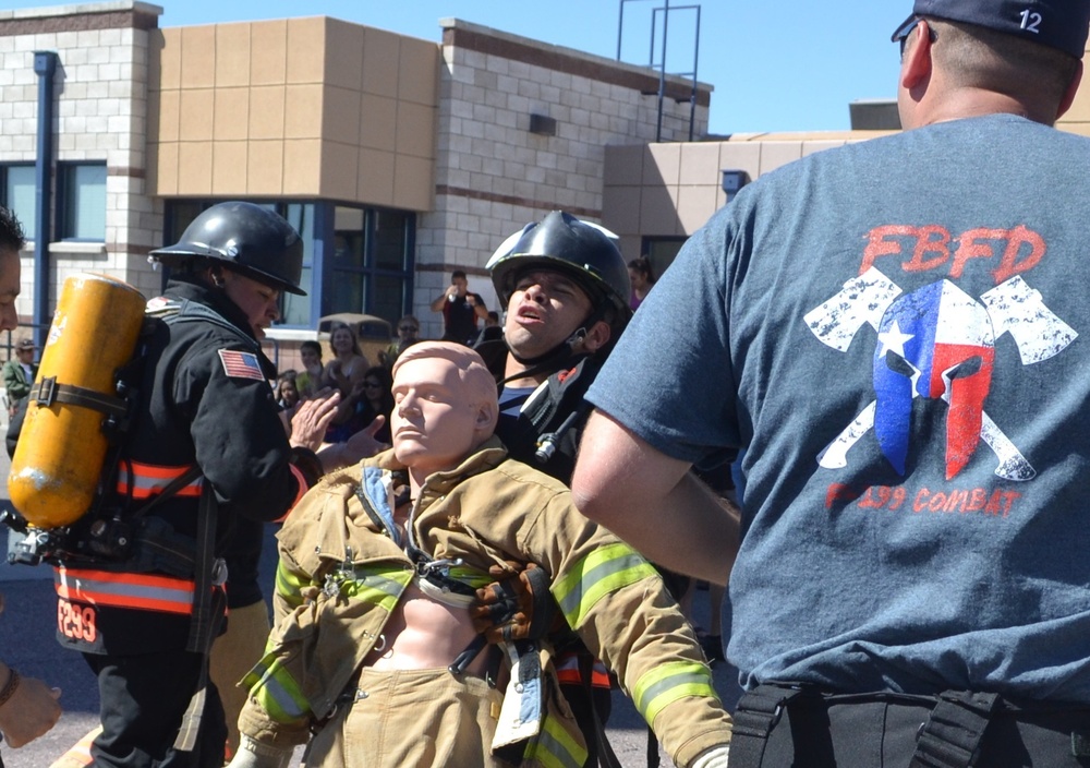 Fort Bliss Fire Department competes in the Kip Hall Memorial Combat Challenge